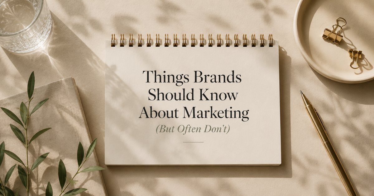 Things Brands Should Know About Marketing (But Often Dont)