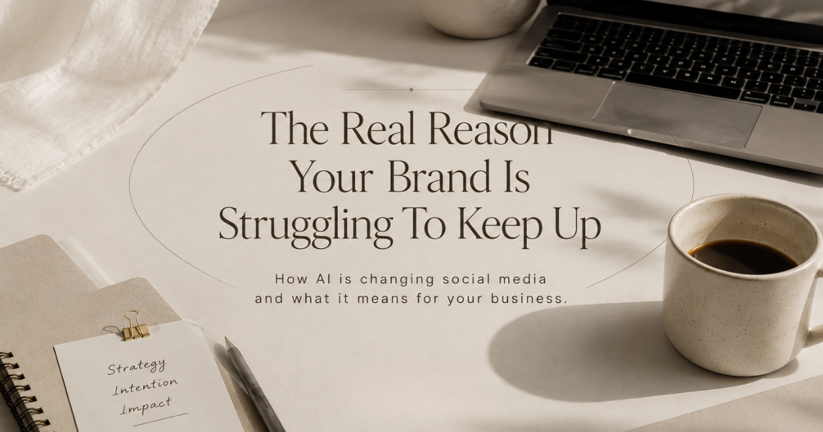 The Real Reason Your Brand Is Struggling To Keep Up