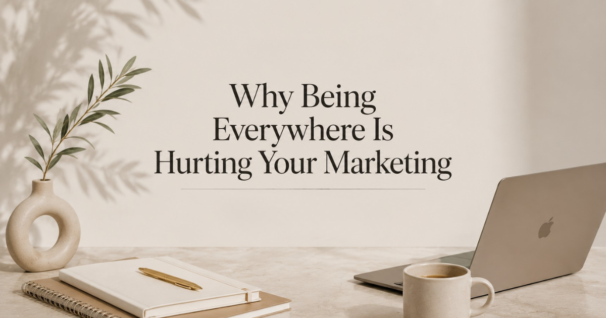 Why Being Everywhere Is Hurting Your Marketing
